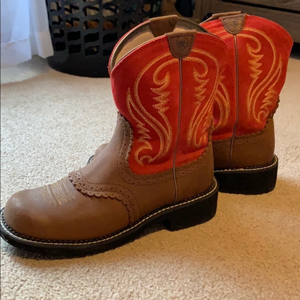 Red Ariat Boots